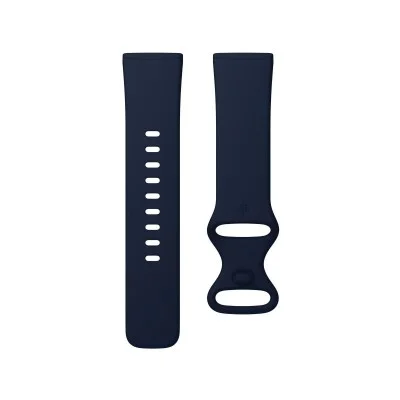 Fitbit Watch Versa 3 Fitness Aluminum Wristband With Heart Rate Tracket - Midnight/Soft Gold Aluminum